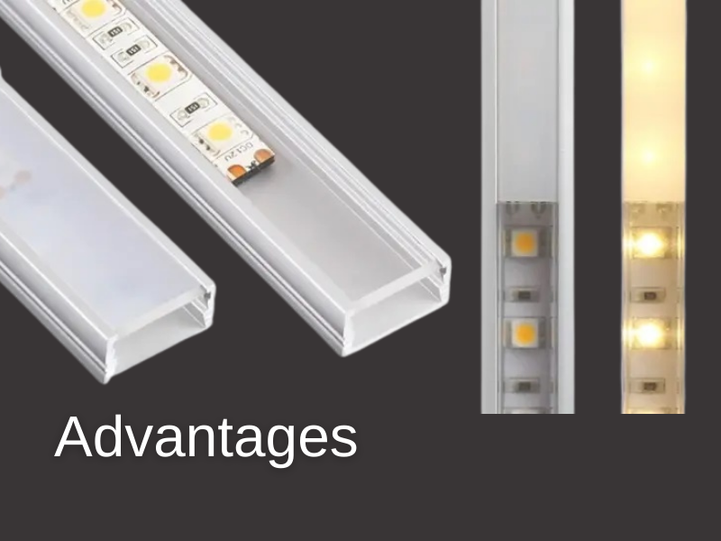 Advantages of LED aluminum profiles