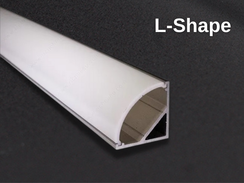 L-shaped aluminum profile channel