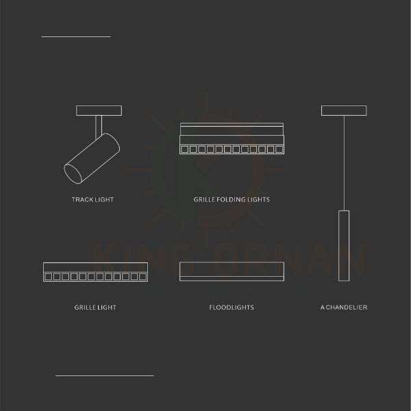 LED Track Magnetic Light