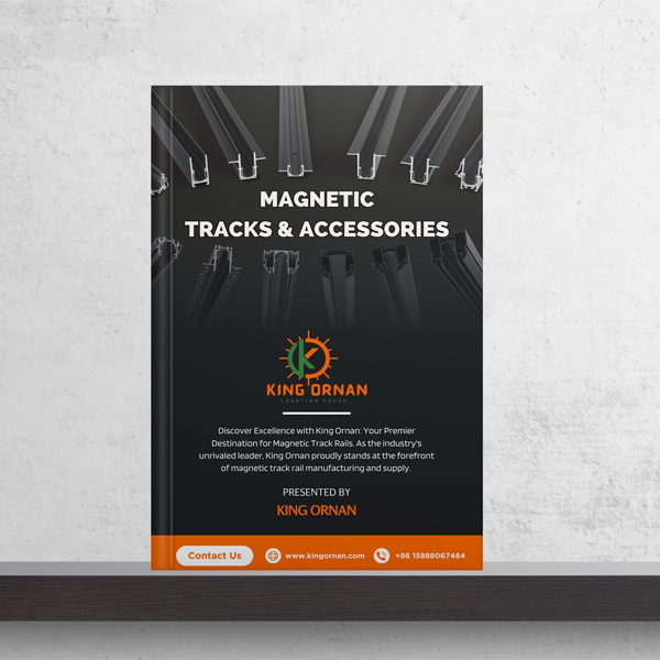 Magnetic track cover