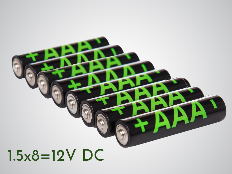 What type of battery should I use to power my LED strip light