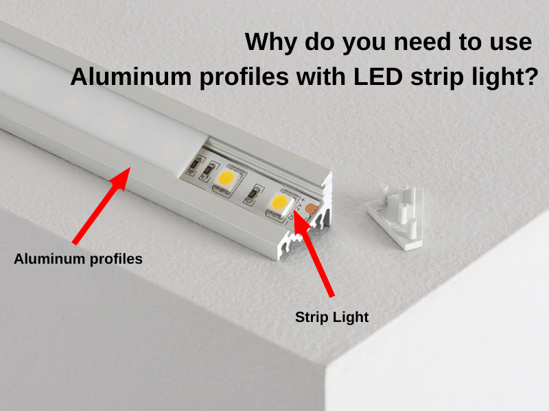 Why do you need to use aluminum profiles with LED strips light