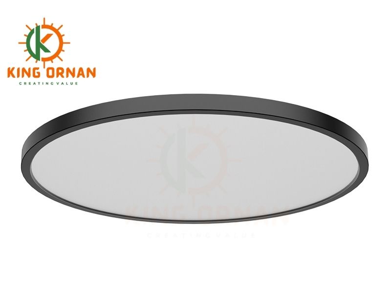 slim surface led panel lights black