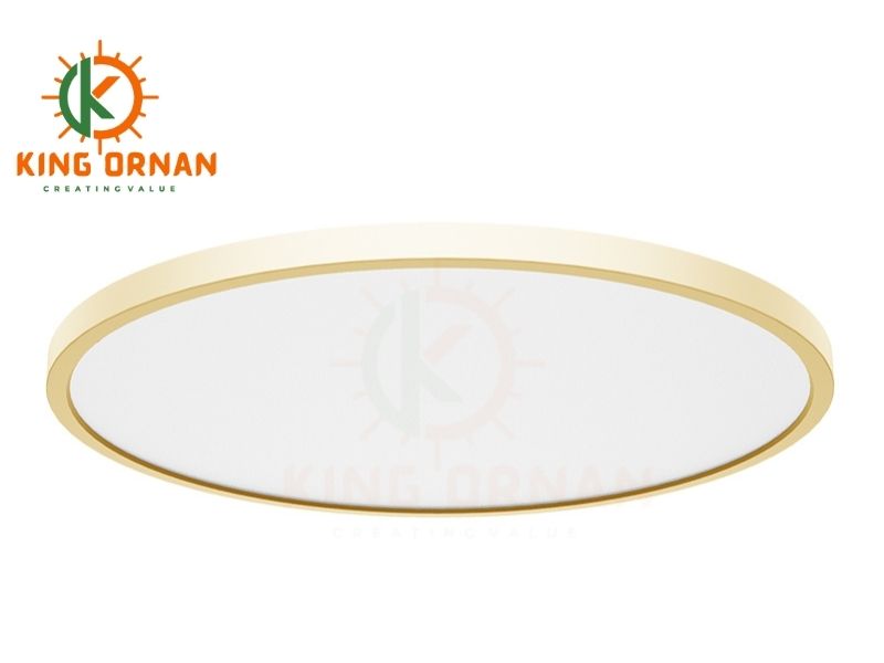 slim surface led panel lights gold