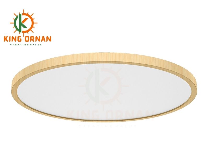 slim surface led panel lights wood grain